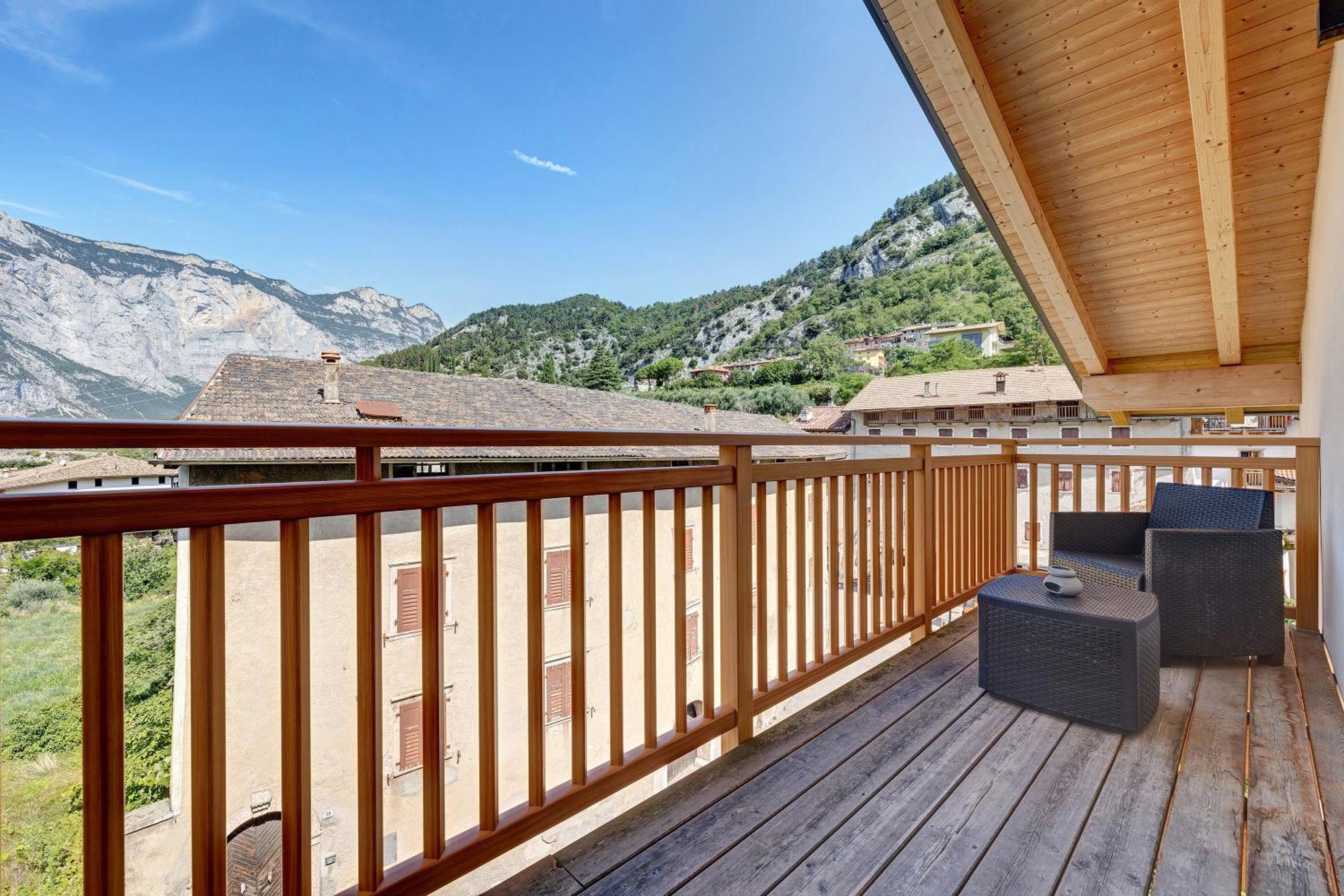 Apartmán Castle View Drena Exteriér fotografie